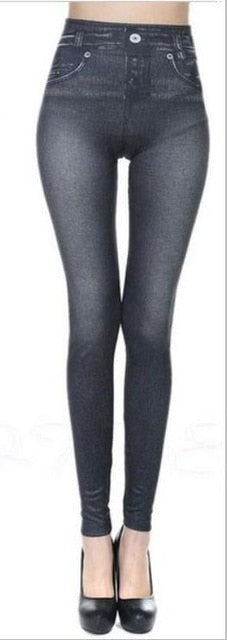 Leggings (Slim Leggings made with Stretchy Jeans Look alike Materiel)