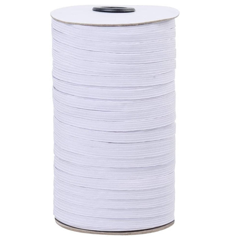 1/8 Inch Braided Elastic Cord 200 Yard Spool Heavy Stretch Latex Material