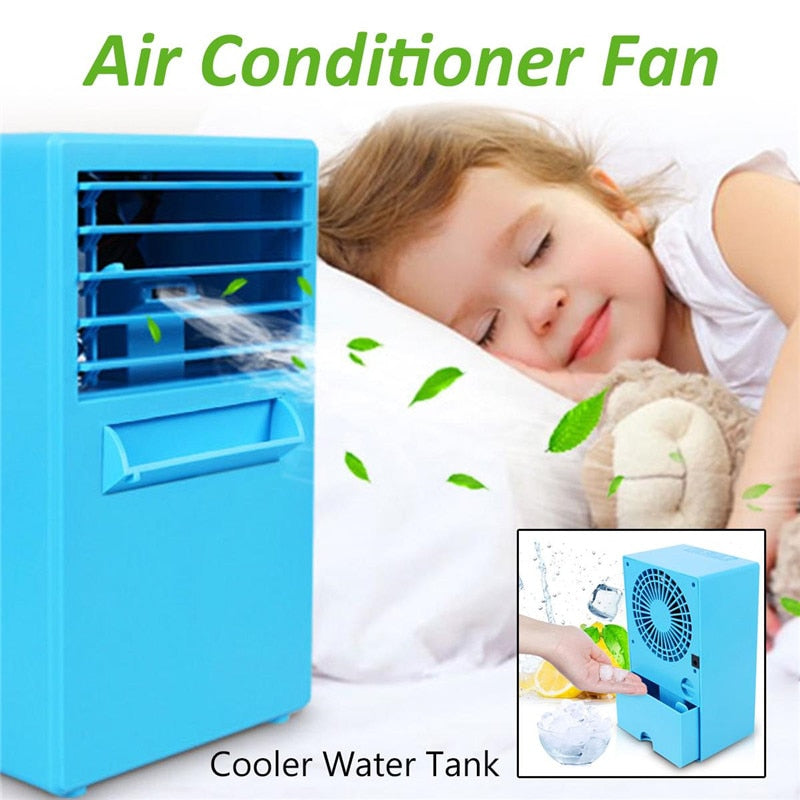 Mini Electric Air Conditioning Fan (Desktop Digital Cooling System)