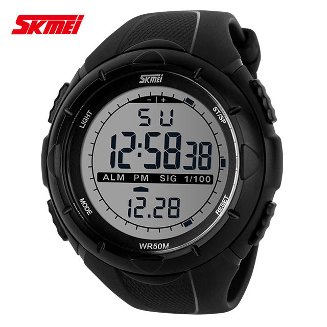 Men MILITARY STYLE LED SPORT WATCH BY SKMEI