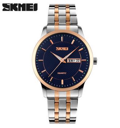Men Stainless Steel Dress Watches By SKMEI Luxury Brand