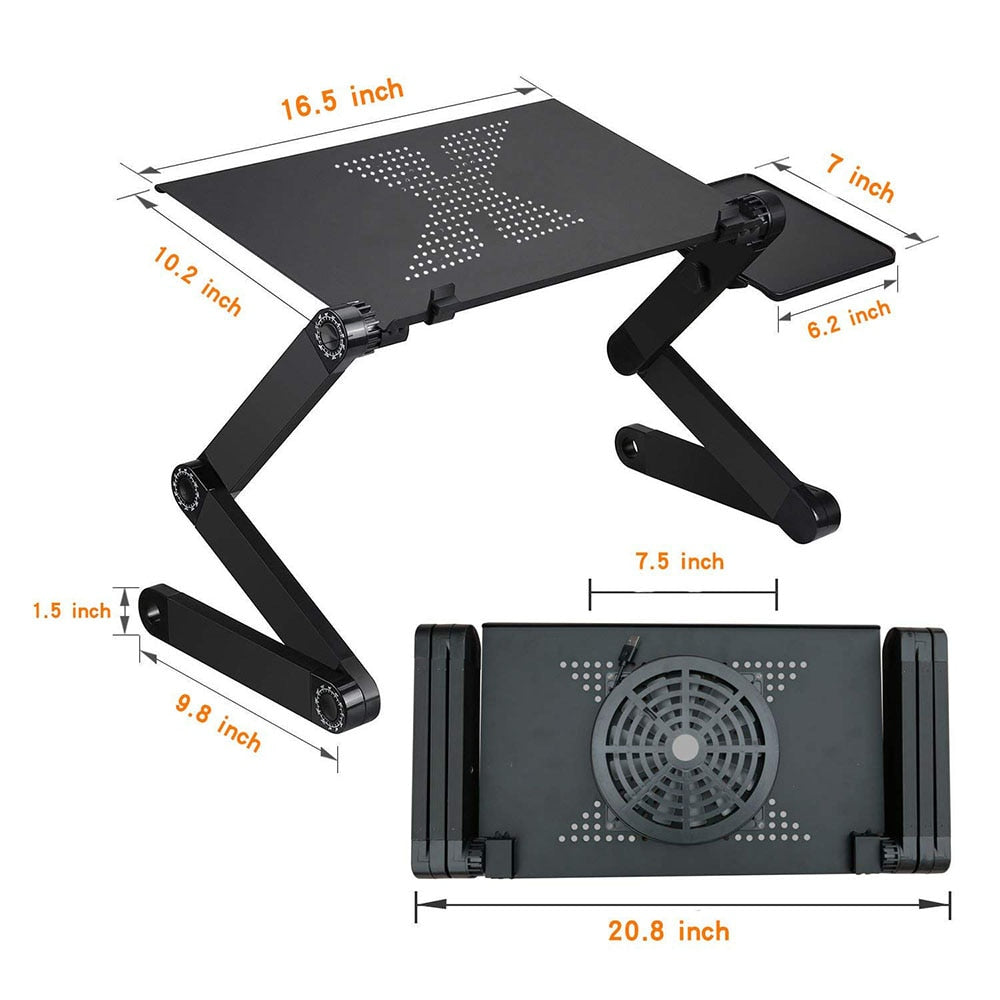 Laptop Stand With Adjustable Folding Ergonomic Design