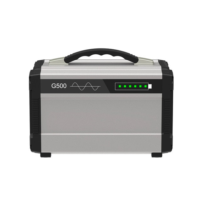 PORTABLE SOLAR GENERATOR  1000W MAX  120000 mAh  INVERTER