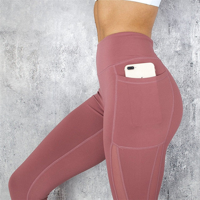High Waist Pocket Leggings For Women