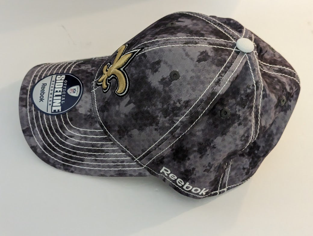 SAINTS OFFICIAL SIDELINE HEADWEAR BY REEBOK