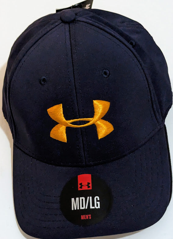 UNDER ARMOUR BASEBALL CAP WITH GOLD COLORED LOGO