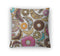 Throw Pillow, Vintage With Croissants And Donuts