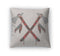 Throw Pillow, Of Native American Indian Tomahawks