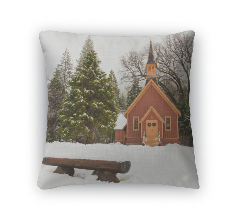 Throw Pillow, Yosemite Chapel