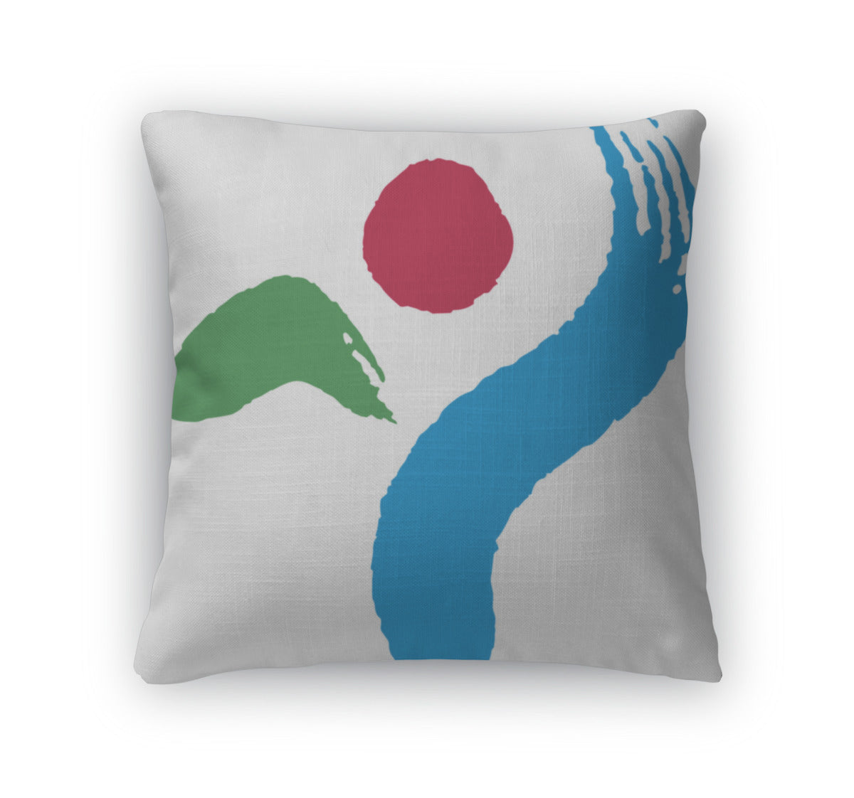 Throw Pillow, Coat Of Arms Of The City Of Seoul South Korea
