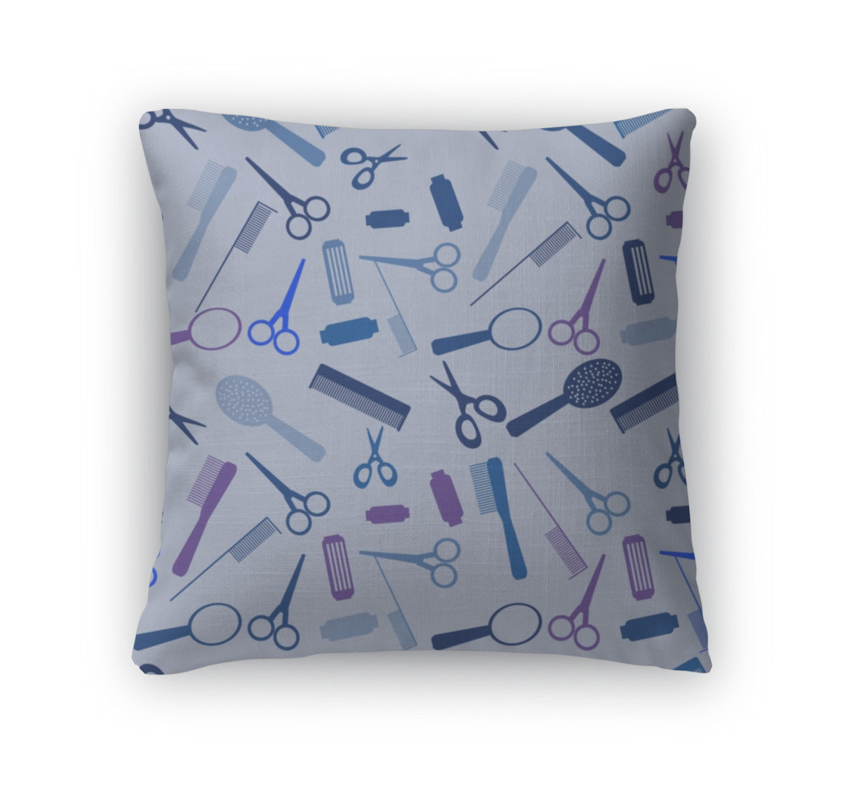 Throw Pillow, Pattern With Sallon Elements