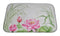 Custom Bathroom Mat- Lotus Flower Watercolor Painting