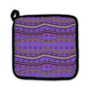 Potholder, Pattern With Squares And Circles