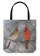 Tote Bag, Cardinals In Snow