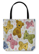 Tote Bag, Seamless Teddy Bears