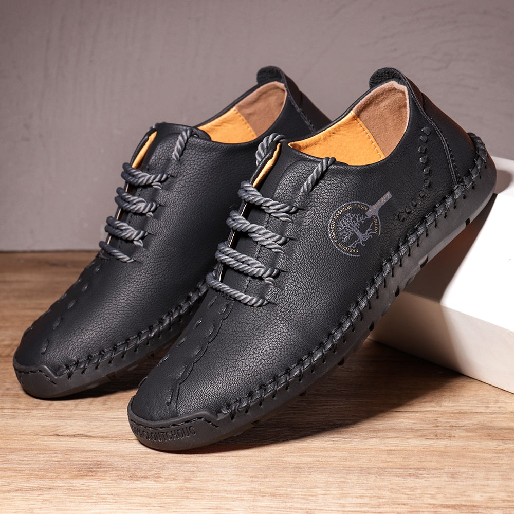 MEN HANDMADE LEATHER CASUAL SHOES