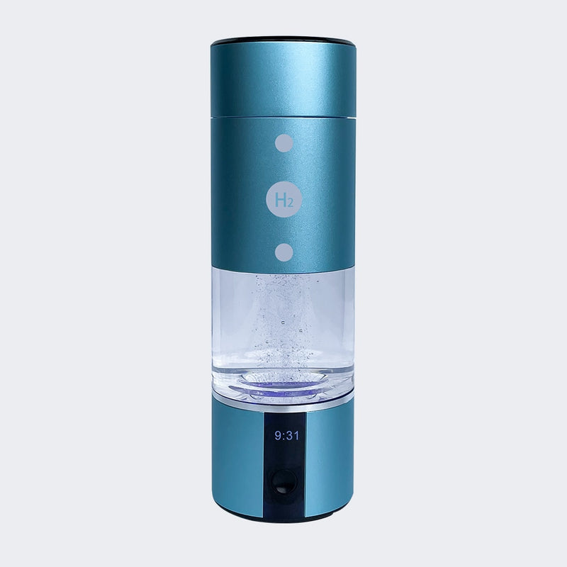 Max 5000ppb BlueVida Hydrogen Water Generator Up to DuPont SPE/PEM Dual Chamber NanoTech with LED Display Time Power and Inhaler