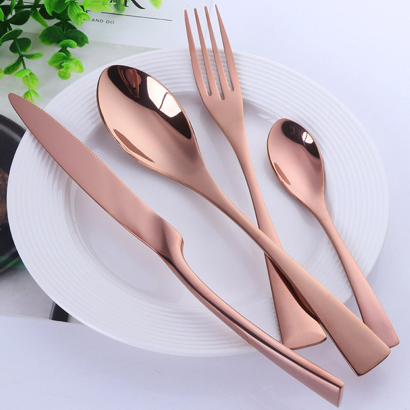 Stainless Steel Dinnerware - Include Knives, Forks and Spoons
