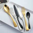 8-24PCS Buyer Star Stainless Steel Dinnerware - Include Knife Fork Spoon