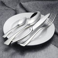8-24PCS Buyer Star Stainless Steel Dinnerware - Include Knife Fork Spoon