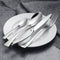 8-24PCS Buyer Star Stainless Steel Dinnerware - Include Knife Fork Spoon