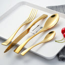 8-24PCS Buyer Star Stainless Steel Dinnerware - Include Knife Fork Spoon