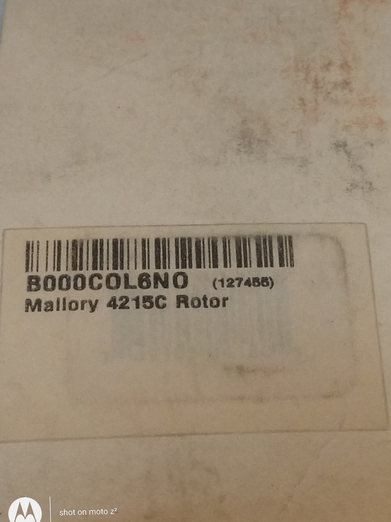 Rotor By Mallory Ignition part number 4215C