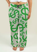 Ladies Pajama Pants with Dollar Signs