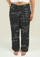 Ladies Pajama Pants with Seamless pattern