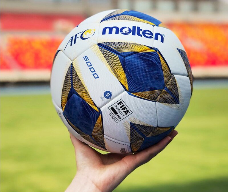 New Molten AFC 5000 Football  Size 5 PU Seamless Hot Paste Wear Resistance Pro Match Gaming Soccer F5A5000
