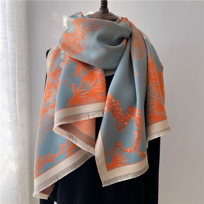 2022 Luxury Cashmere Scarf For Winter