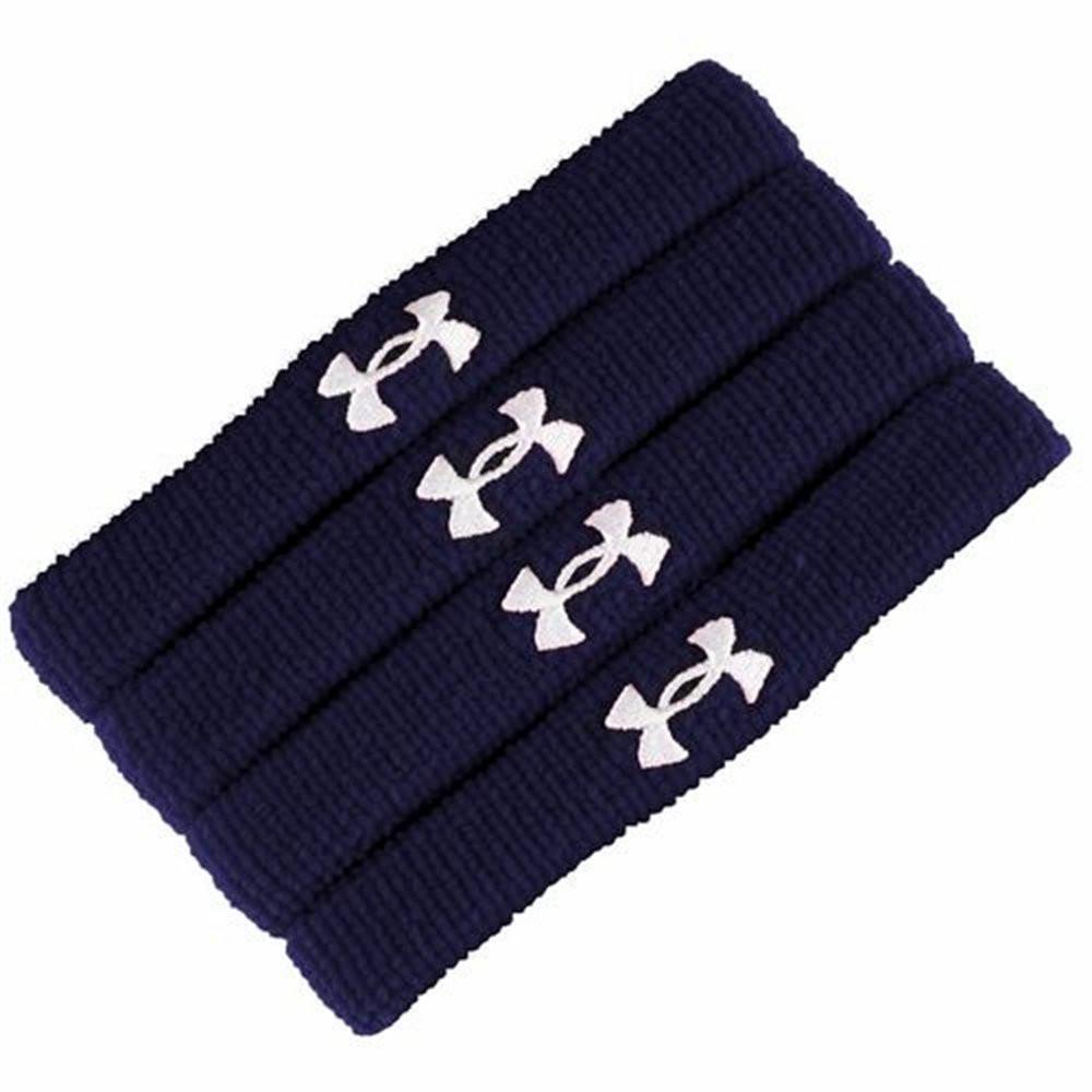 UNDER ARMOUR 1"(INCH) PERFORMANCE WRISTBAND (4 PACK)