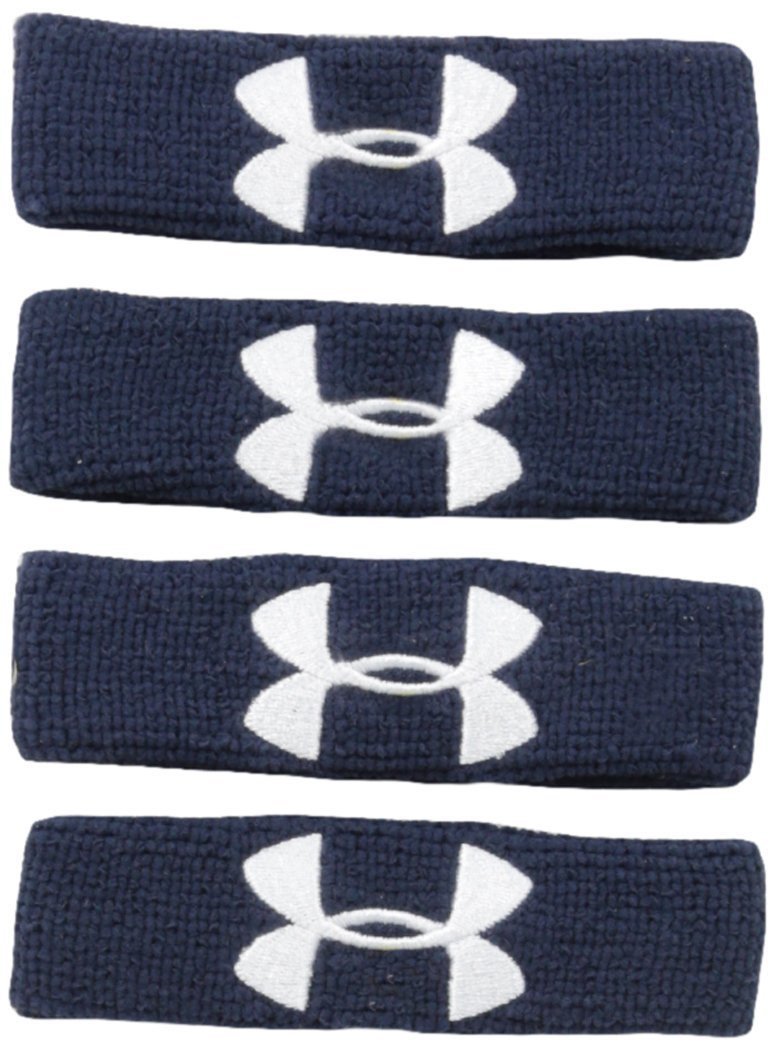 UNDER ARMOUR 1"(INCH) PERFORMANCE WRISTBAND (4 PACK)