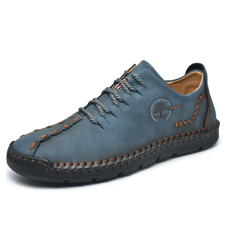 MEN HANDMADE LEATHER CASUAL SHOES