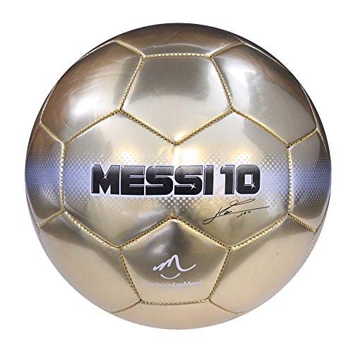 Baden Messi Deluxe Gold Soccer Ball, Size 5, Gold