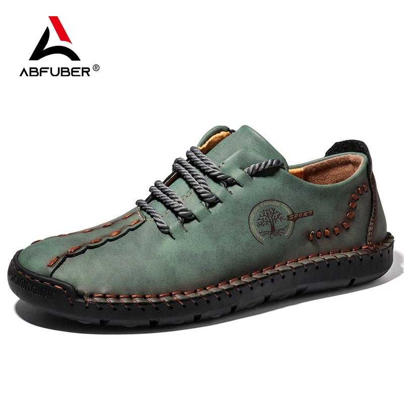 MEN HANDMADE LEATHER CASUAL SHOES