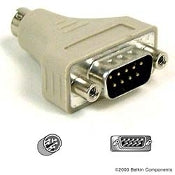 Belkin: PC Compatible Mouse Adapter - Serial To PS/2 Adapter Model: F4A611