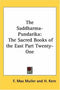 The Saddharma-Pundarika: The Sacred Books Of the East Part Twenty-One