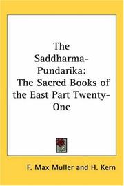 The Saddharma-Pundarika: The Sacred Books Of the East Part Twenty-One