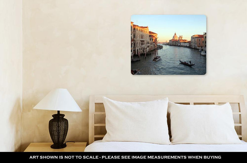 Metal Panel Print, Venice Italy Grand Canal Basilicsantmaridellsalute View From
