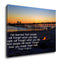 Gallery Wrapped Canvas, Oceanside Pier California With Quote