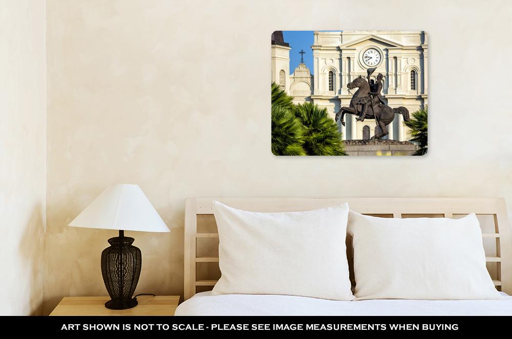 Metal Panel Print, St Louis Cathedral In The French Quarter New Orleans Louisian