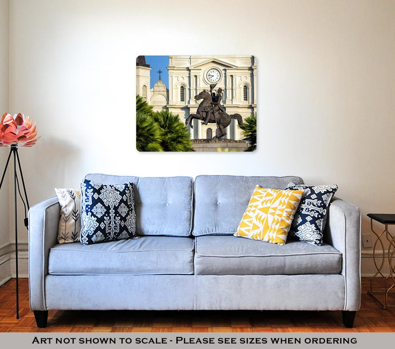 Metal Panel Print, St Louis Cathedral In The French Quarter New Orleans Louisian