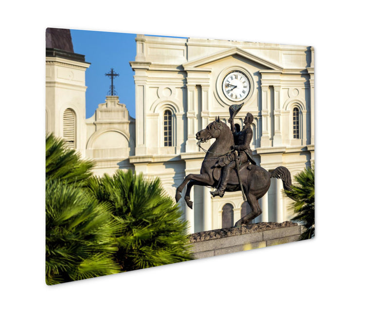 Metal Panel Print, St Louis Cathedral In The French Quarter New Orleans Louisian