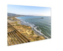 Metal Panel Print, California Coastline At The Scripps Pier