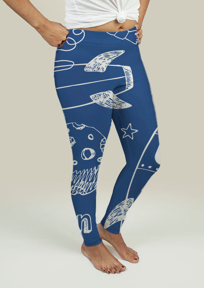 Leggings with Rockets