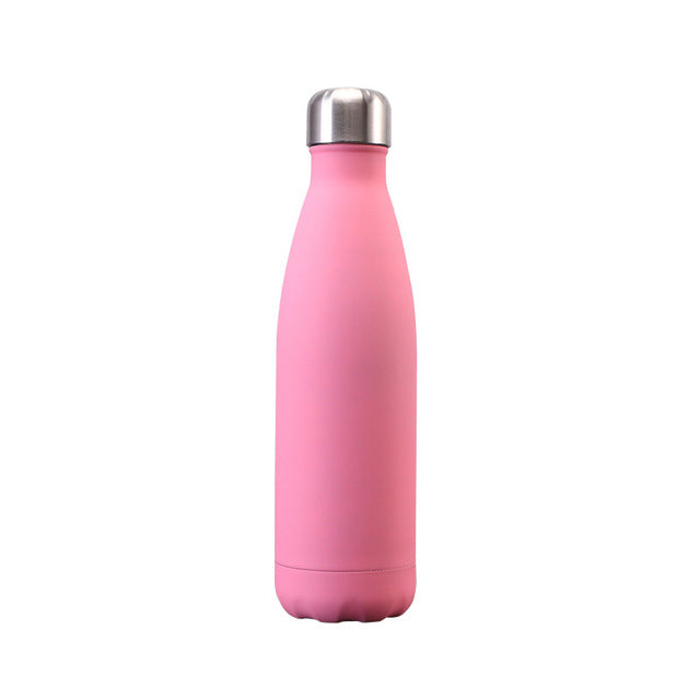 LOGO Custom Thermos Bottle Vacuum Flasks Stainless Steel Water Bottle Portable Sports Gift Cups