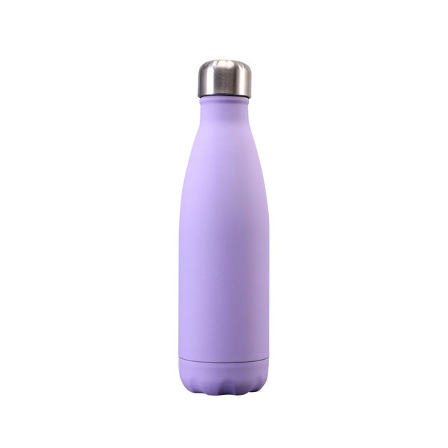 LOGO Custom Thermos Bottle Vacuum Flasks Stainless Steel Water Bottle Portable Sports Gift Cups