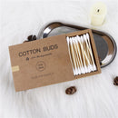 Double Head Cotton Swab with Wood Stick (Not Plastic.)