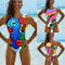 Women One-Piece Swimsuit Halter Print (The Best Of 2021)
